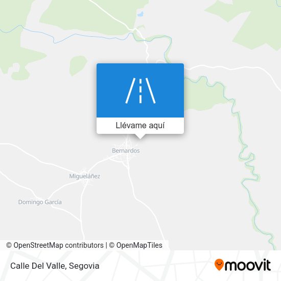 Mapa Calle Del Valle