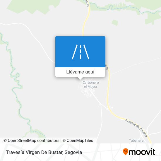 Mapa Travesía Virgen De Bustar
