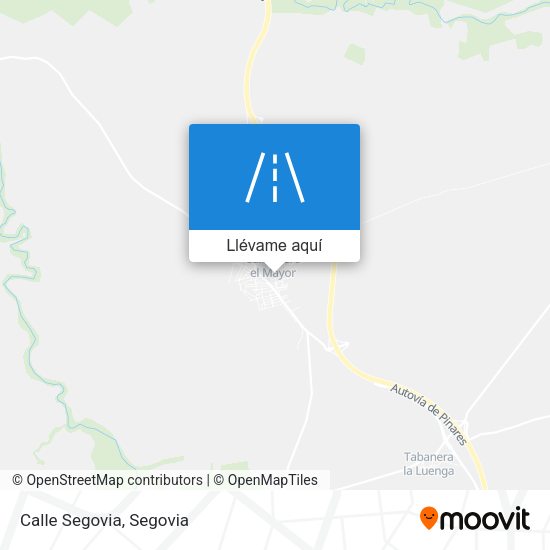 Mapa Calle Segovia