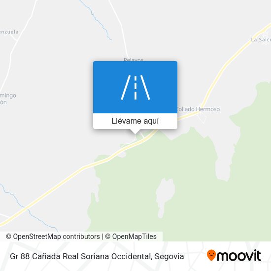 Mapa Gr 88 Cañada Real Soriana Occidental