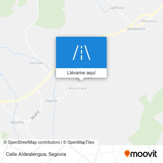Mapa Calle Aldealengua