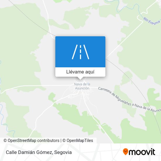 Mapa Calle Damián Gómez
