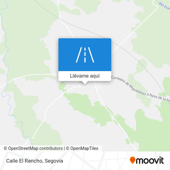Mapa Calle El Rancho