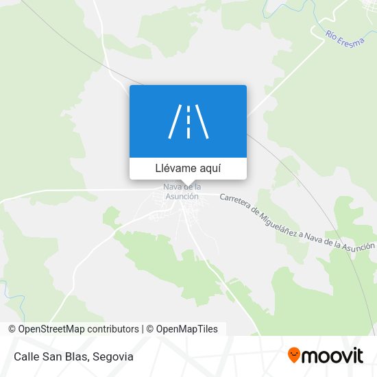 Mapa Calle San Blas