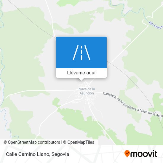 Mapa Calle Camino Llano