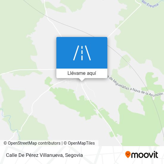 Mapa Calle De Pérez Villanueva