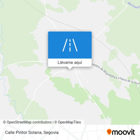 Mapa Calle Pintor Solana