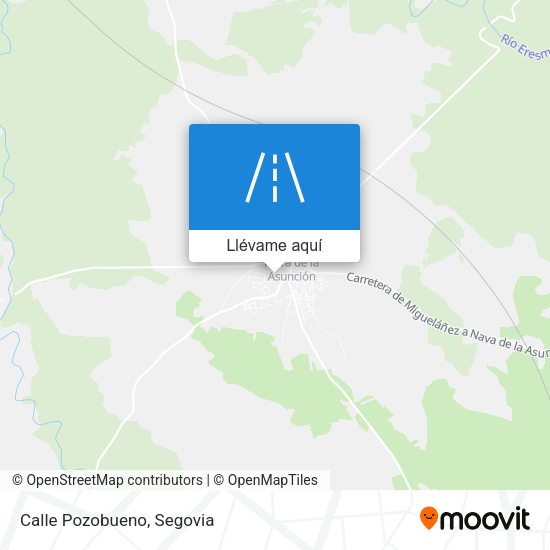 Mapa Calle Pozobueno