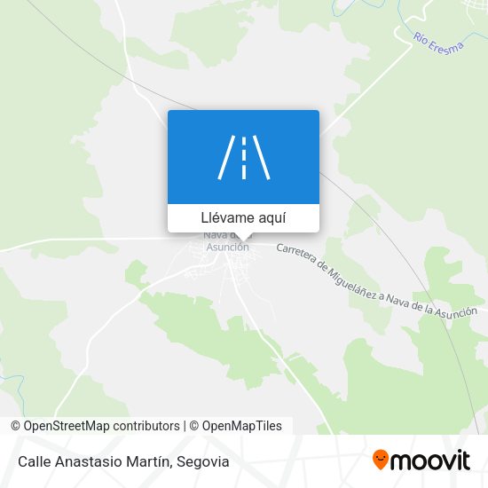 Mapa Calle Anastasio Martín