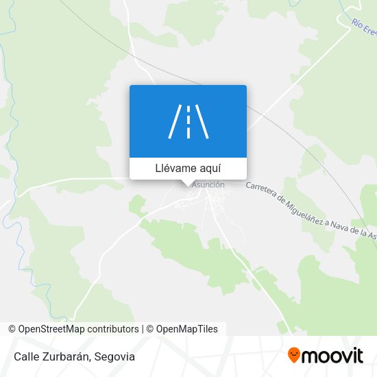 Mapa Calle Zurbarán