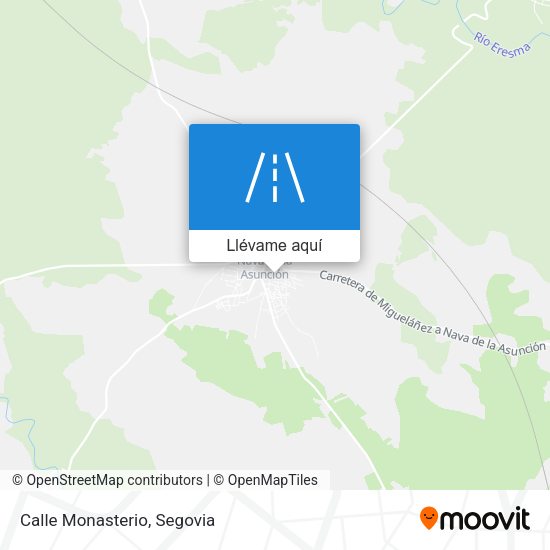 Mapa Calle Monasterio