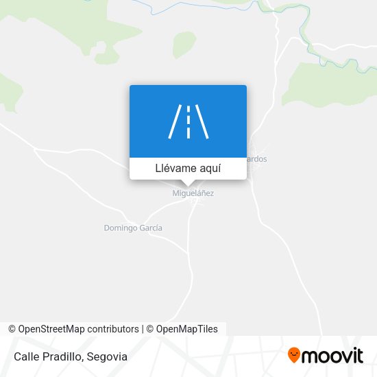 Mapa Calle Pradillo