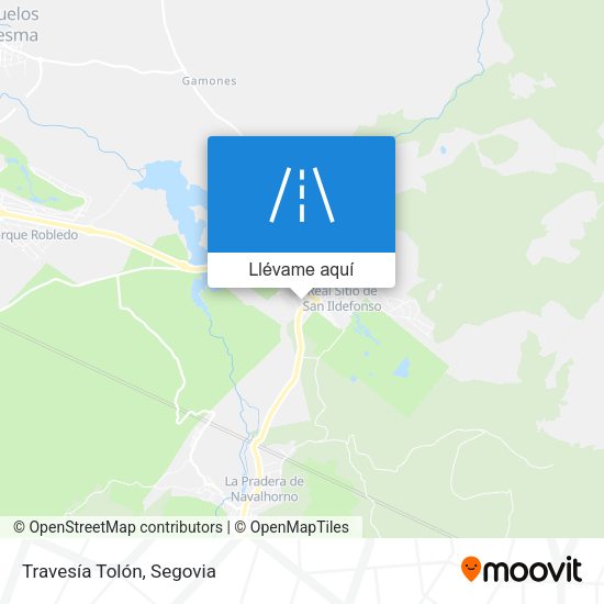 Mapa Travesía Tolón