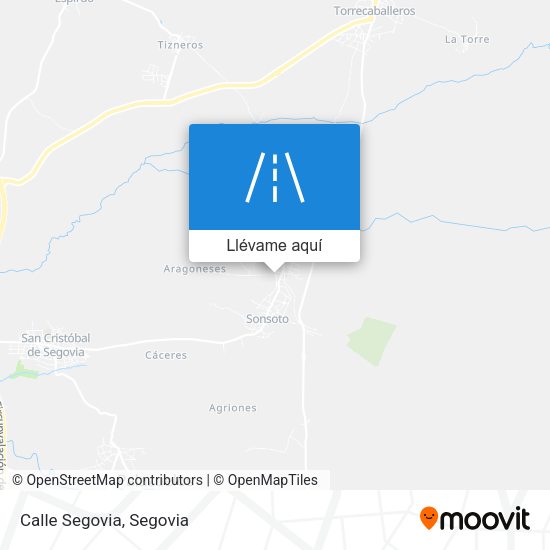 Mapa Calle Segovia