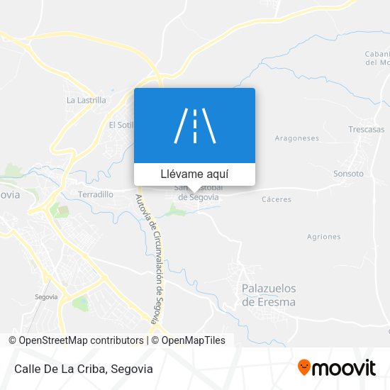 Mapa Calle De La Criba