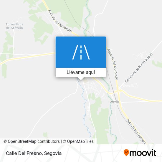 Mapa Calle Del Fresno