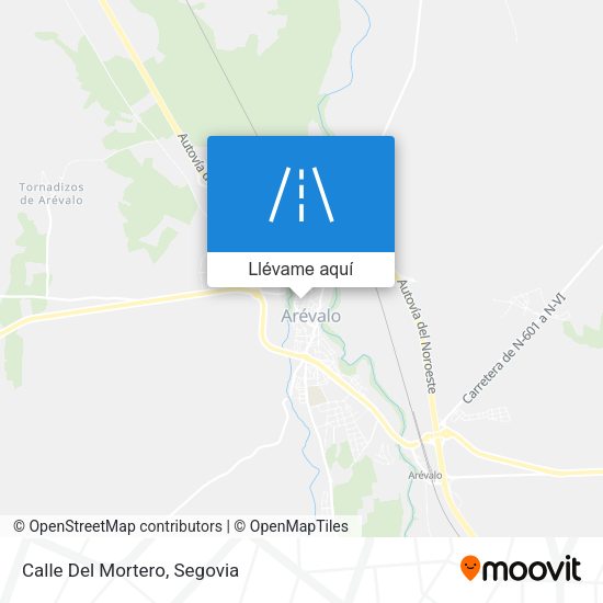 Mapa Calle Del Mortero