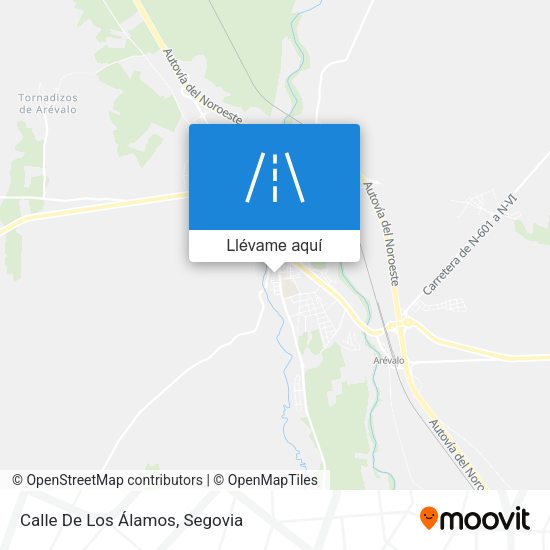 Mapa Calle De Los Álamos