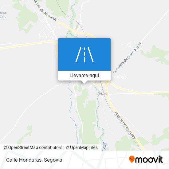 Mapa Calle Honduras