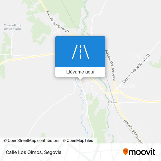 Mapa Calle Los Olmos