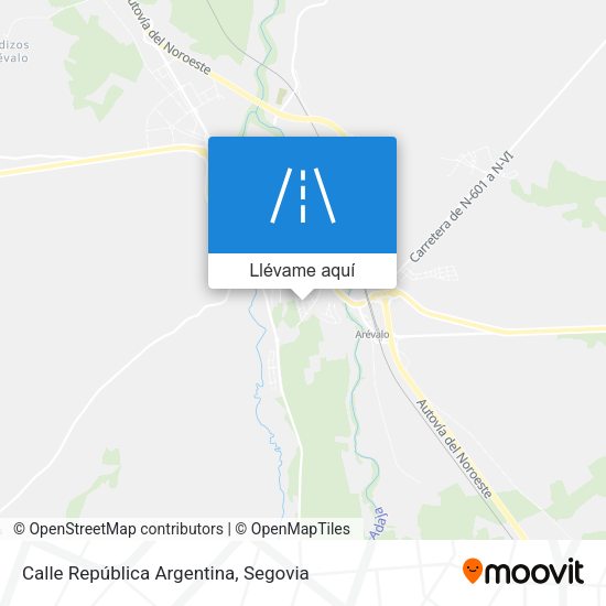 Mapa Calle República Argentina