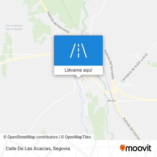 Mapa Calle De Las Acacias