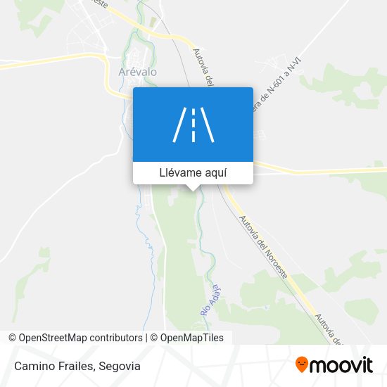 Mapa Camino Frailes