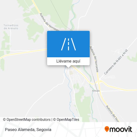 Mapa Paseo Alameda