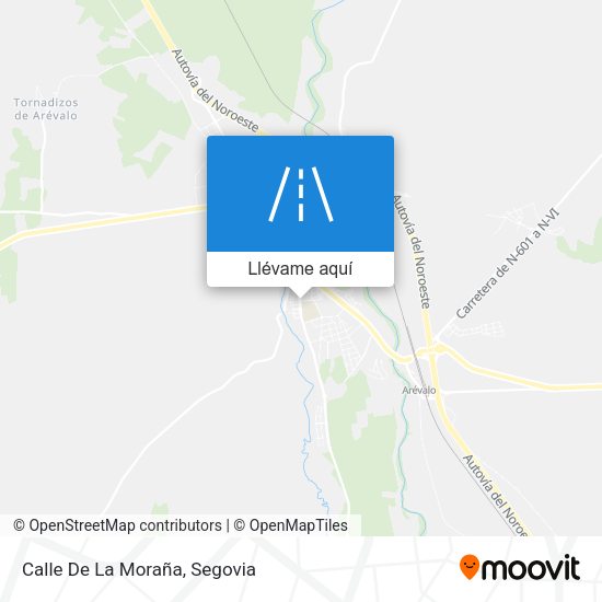 Mapa Calle De La Moraña