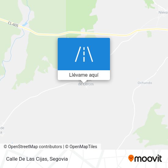 Mapa Calle De Las Cijas