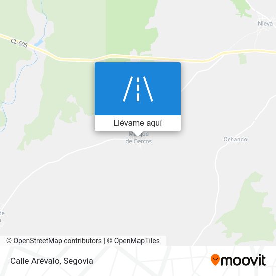 Mapa Calle Arévalo