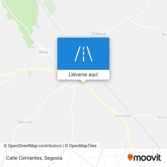 Mapa Calle Cervantes
