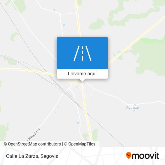 Mapa Calle La Zarza