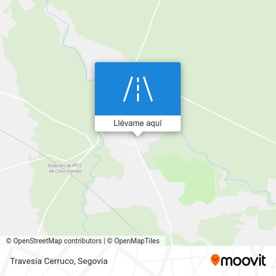 Mapa Travesía Cerruco