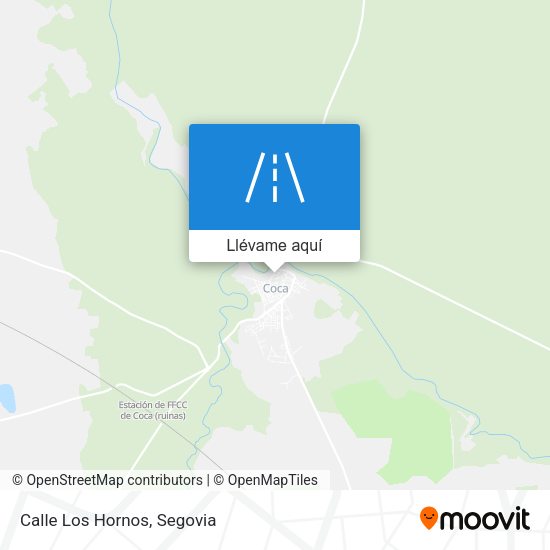 Mapa Calle Los Hornos