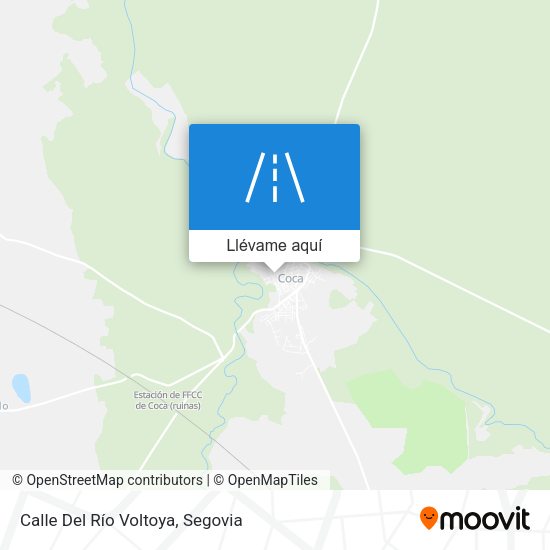 Mapa Calle Del Río Voltoya