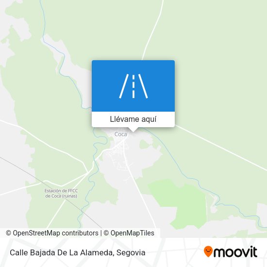 Mapa Calle Bajada De La Alameda