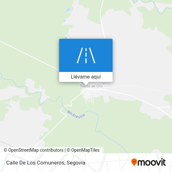 Mapa Calle De Los Comuneros