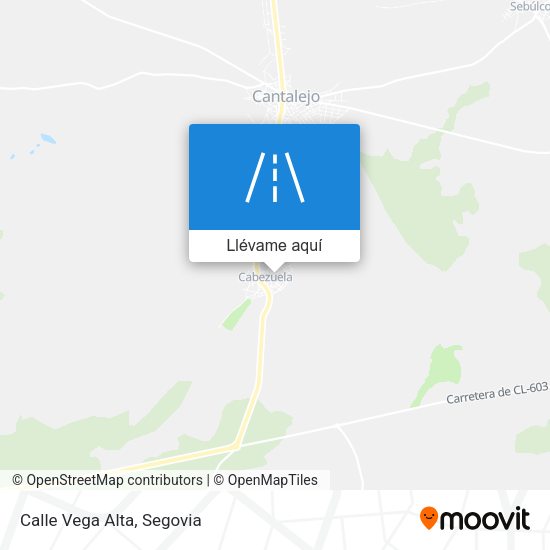 Mapa Calle Vega Alta