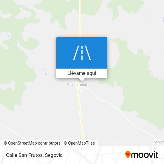 Mapa Calle San Frutos