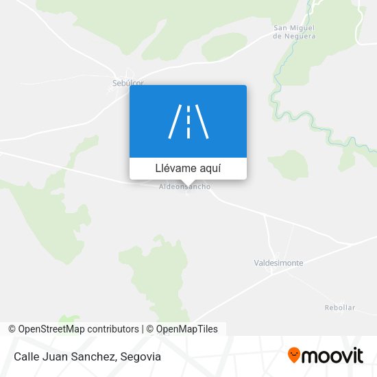 Mapa Calle Juan Sanchez