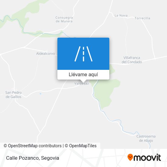 Mapa Calle Pozanco