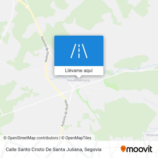 Mapa Calle Santo Cristo De Santa Juliana