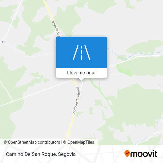 Mapa Camino De San Roque