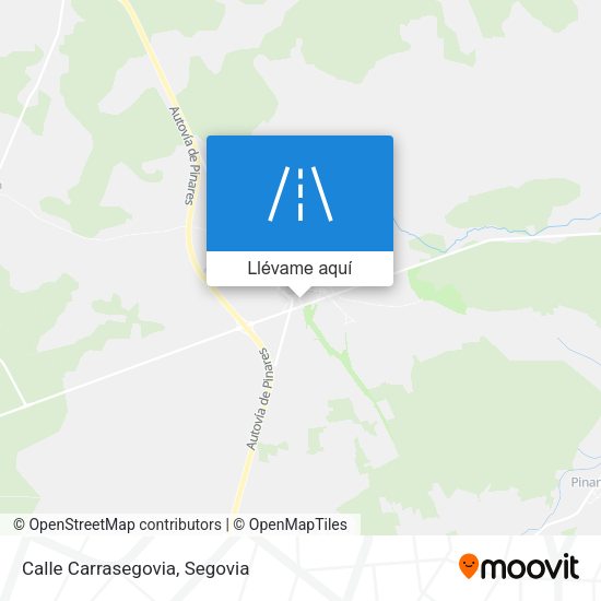 Mapa Calle Carrasegovia
