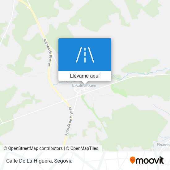 Mapa Calle De La Higuera