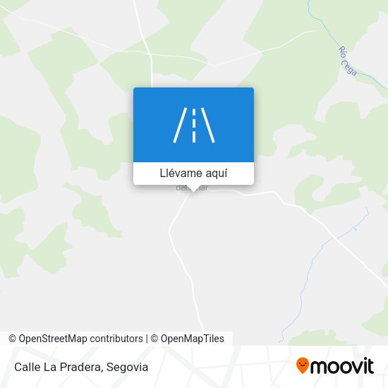 Mapa Calle La Pradera
