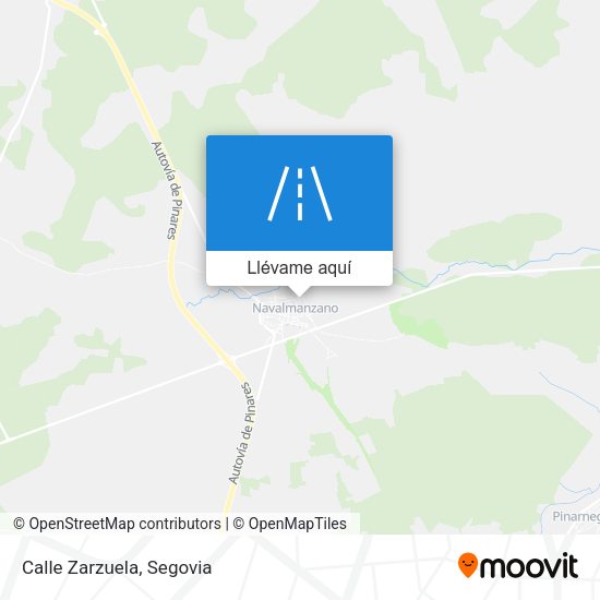 Mapa Calle Zarzuela
