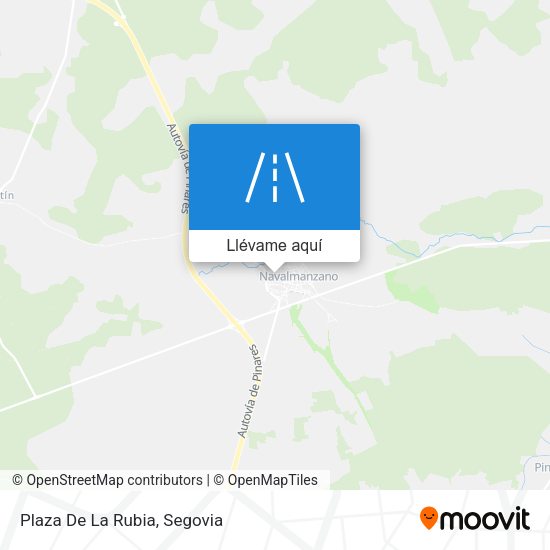 Mapa Plaza De La Rubia