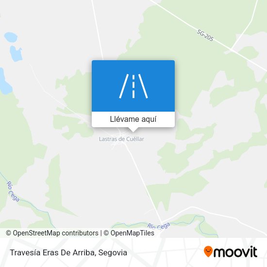 Mapa Travesía Eras De Arriba